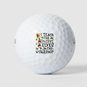 Teacher Christmas Presents I Teach The Cutest Elve Golf Balls