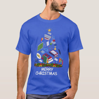 Teacher Christmasree Merry Christmas gift T-Shirt