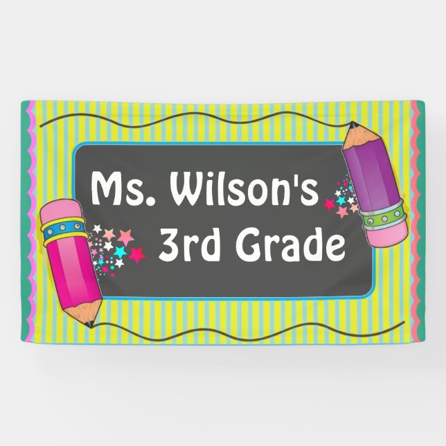 Teacher Class Banner (Horizontal)