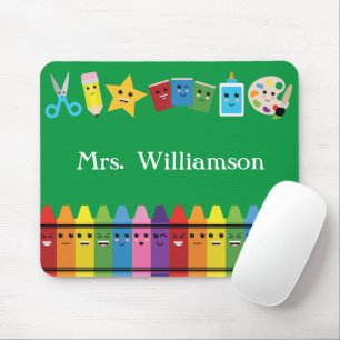 Teacher Classroom Kawaii Mouse Pad