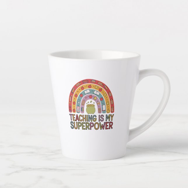Teacher & Classroom Latte Mug (Right)