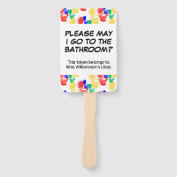Teacher Classroom Management BATHROOM PASS REQUEST
