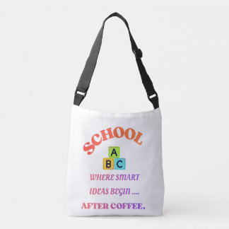 Teacher Coffee Tote Bag – Funny School Quote