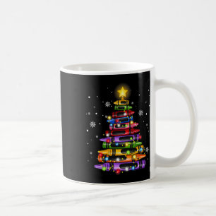 Teacher Crayon Christmas Tree Lights Student Schoo Coffee Mug