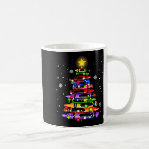 Teacher Crayon Christmas Tree Lights Student Schoo Coffee Mug