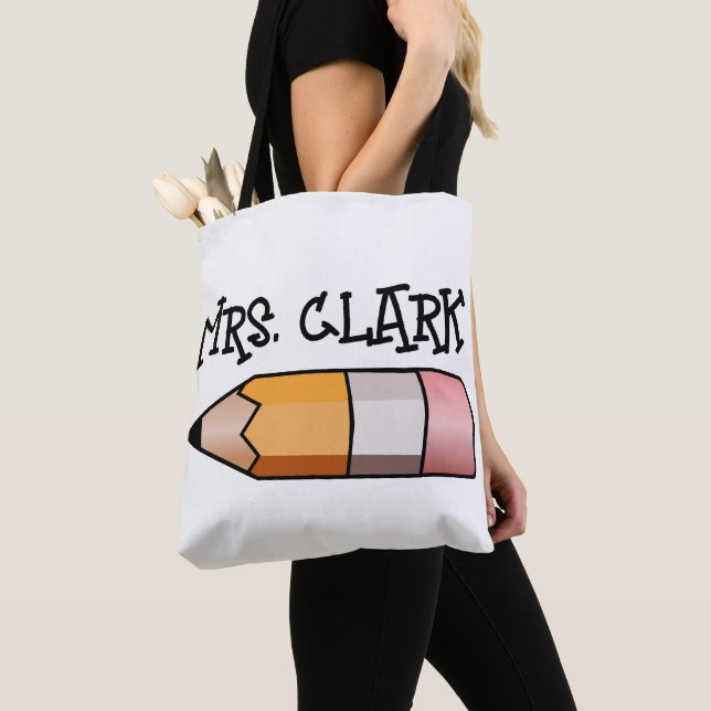 TEACHER CUSTOM Tote bag (Close Up)