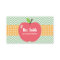 Teacher Cute Apple Chevron Stripes