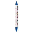 Teacher Cute Couleur Crayon Monogramme Stylo