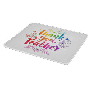 Teacher Cutting Board – Thank You, Teacher!