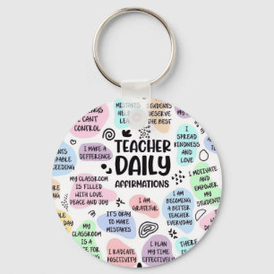 Teacher Daily Keychain