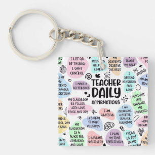 Teacher Daily Keychain