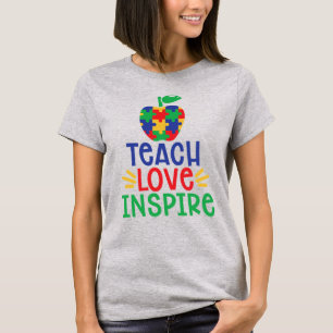 Teacher d'autisme T-shirt féminin