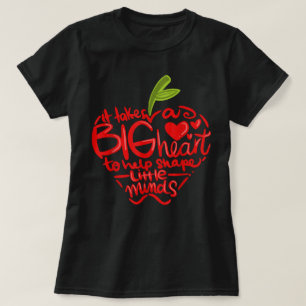Teacher Day  Appreciation Day Apple Teach Learn T-Shirt