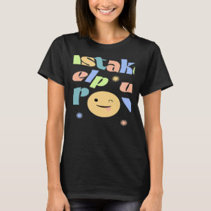 Teacher Day Positive Growth Mindset Groovy Educati T-Shirt