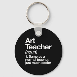 Teacher Definition Funny Back To School First Day  Keychain