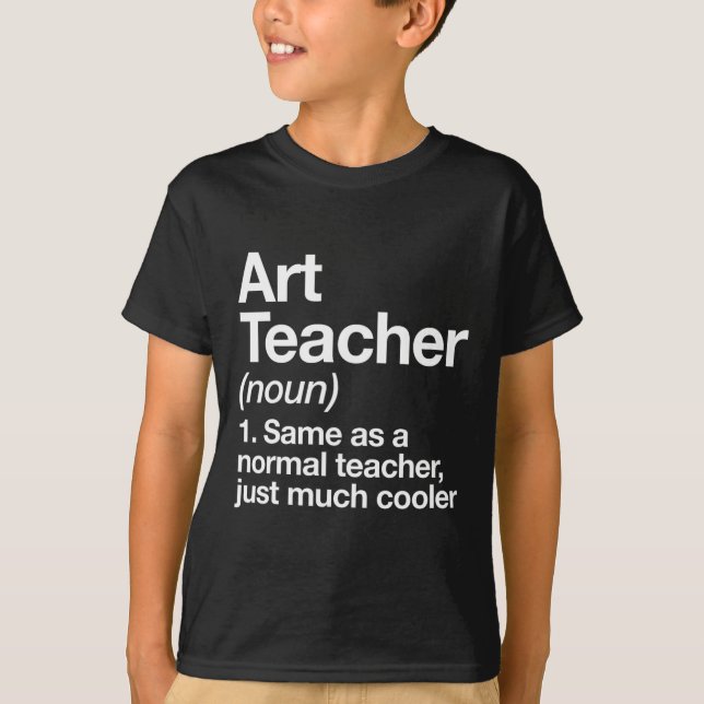 Teacher Definition Funny Back To School First Day  T-Shirt (Front)