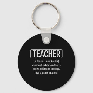 Teacher Definition - Funny Teacher  Keychain