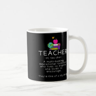 Teacher Definition - Funny Teaching School Teacher Coffee Mug