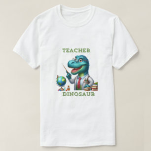 Teacher Dinosaur Dino T-rex T-Shirt