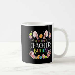 Teacher Easter Matching Family Party Bunny Face Co Coffee Mug