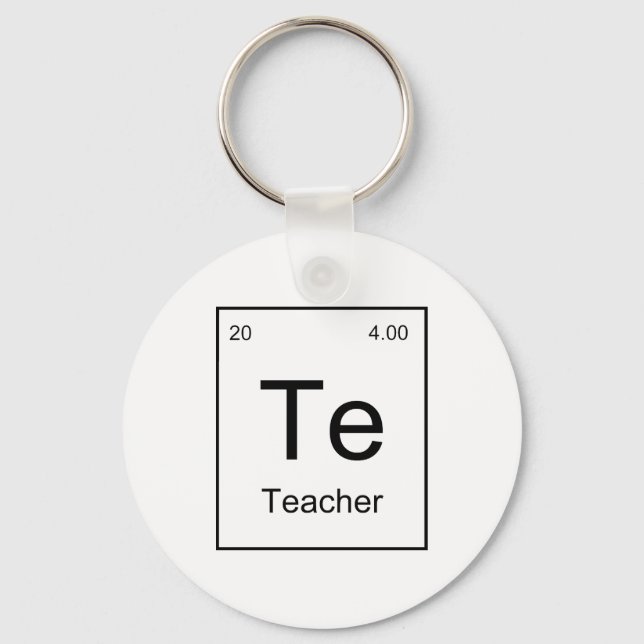Teacher Element Keychain (Front)