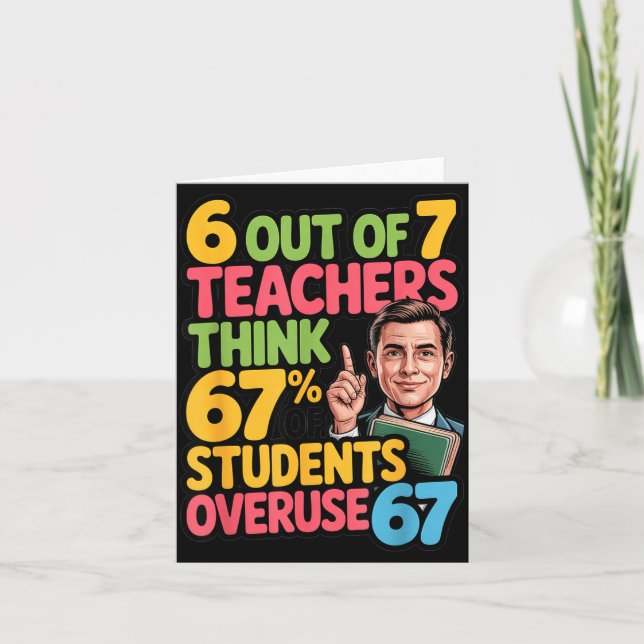 Teacher Endurance Mode – Survived 67 Days In The C Card (Front)