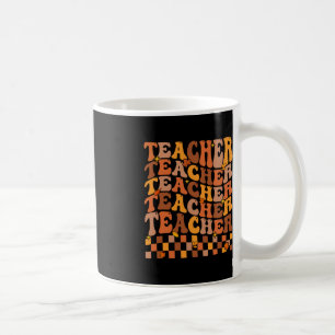 Teacher Fall Autumn Vibes Back To School Maple Lea Coffee Mug