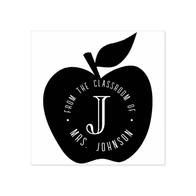 Teacher from the classroom of book plate rubber stamp (Imprint)