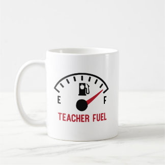 Teacher Fuel Funny Apple Gift Coffee Mug