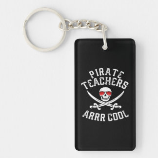 Teacher Funny Teacher Talk Like a Pirate Day Keychain