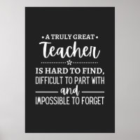 teacher Gift, A Truly Great Teacher