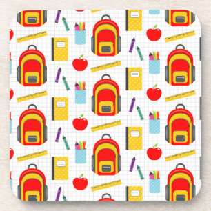 Teacher Gift Apple Back To School Coaster