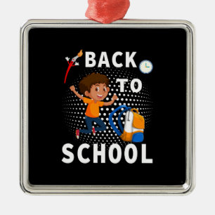 Teacher Gift Back To School Metal Ornament