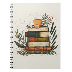 Teacher Gift  Book Stack Notebook – Back to School