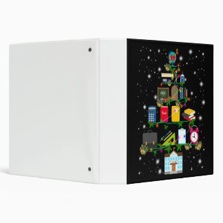 Teacher Gift | Christmas tree with school related Binder