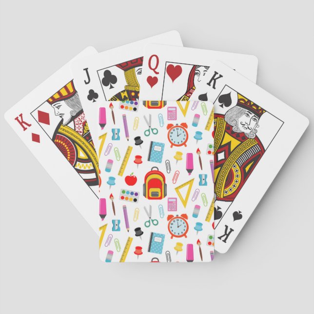 Teacher Gift | Good Teachers Know How To Playing Cards (Back)