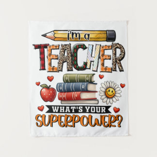 Teacher Gift | I Am A Teacher Tapestry