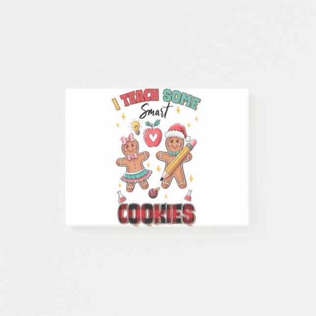 Teacher Gift | I Teach Some Smart Cookies Post-it Notes (Front)