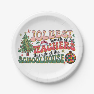 Teacher Gift Jolliest Bunch Of Teachers Paper Plate