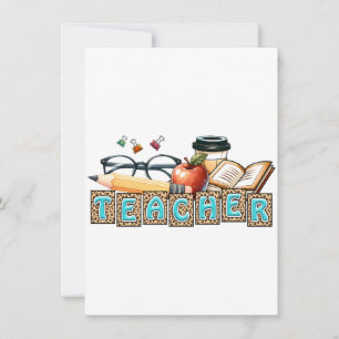 Teacher Gift   Pencil Teacher Invitation