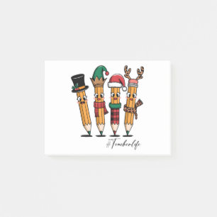 Teacher Gift Pencil Teacher Life Post-it Notes