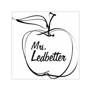 Teacher Gift - Personalized Rubber Stamp