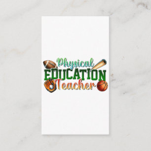 Teacher Gift   Physical Education Teacher Enclosure Card