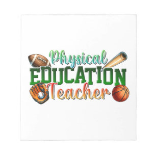 Teacher Gift Physical Education Teacher Notepad