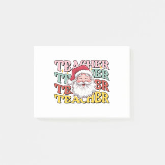 Teacher Gift | Santa Teacher Post-it Notes