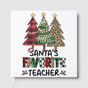 Teacher Gift Santa's Favourite Teacher Guest Book
