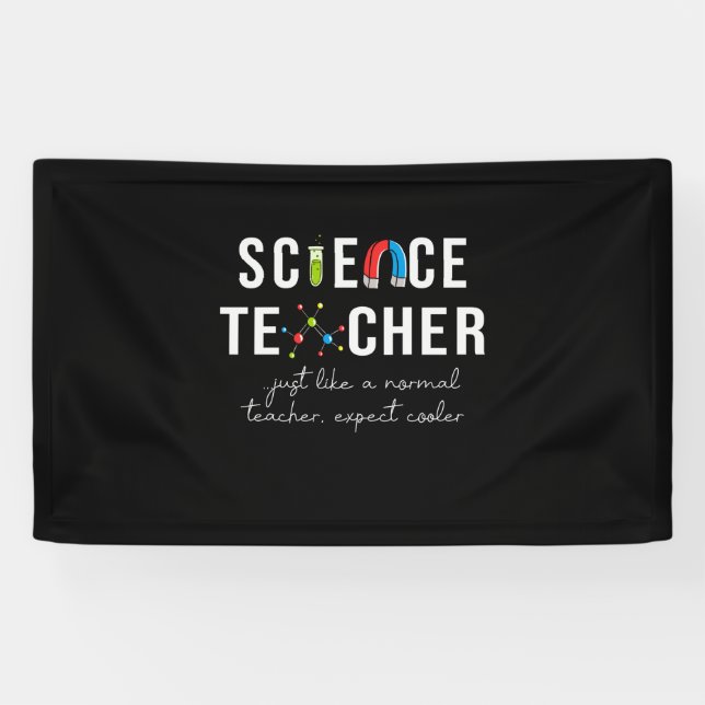 Teacher Gift Science Teacher Banner (Horizontal)