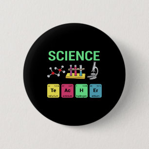 Teacher Gift Science Teacher Definition 2 Inch Round Button