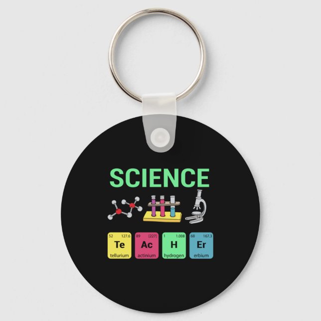 Teacher Gift Science Teacher Definition Keychain (Front)