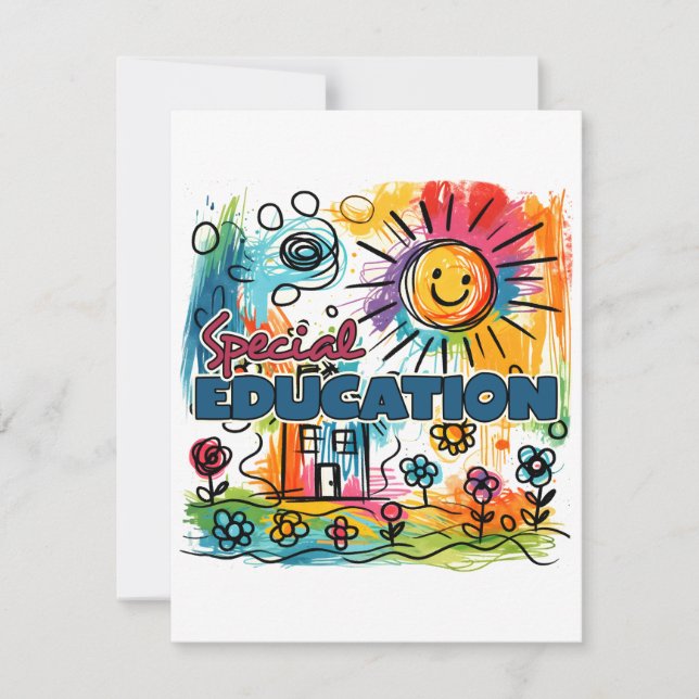 Teacher Gift | Special Education Card (Front)
